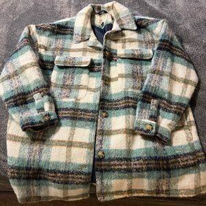 Universal Thread green plaid jacket / shacket